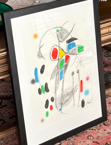 Joan Miró - Victor Vasarely - Pierre Alechinsky og flere fra stor kuntsamling