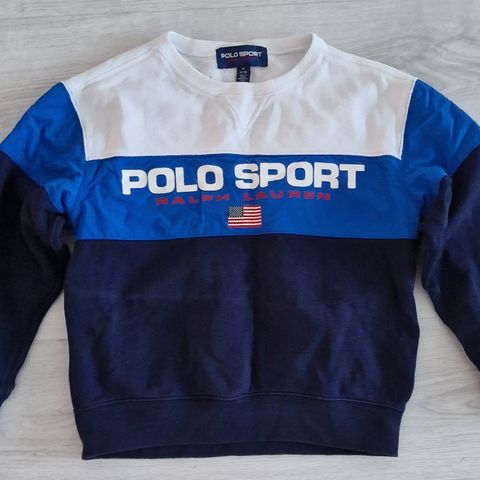 Polo Ralph Lauren Sport genser barn, white/spa royal, 136/140.