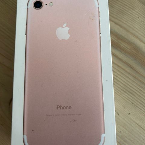 Original Iphone eske til Iphone7 Rose gold.  Som ny