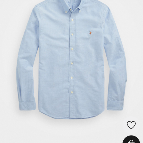 POLO RALPH LAUREN SLIM FIT OXFORD SHIRT - SKJORTE - BLUE