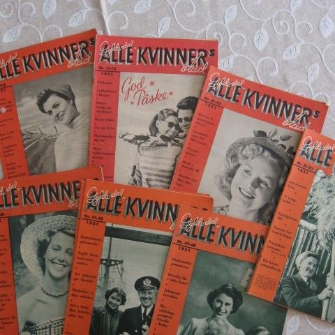 ALLE KVINNER'S - 1951 - 26 stk - Se bilder!