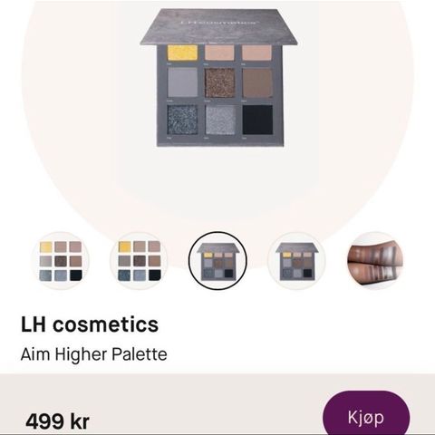 LH cosmetics - aim higher palette