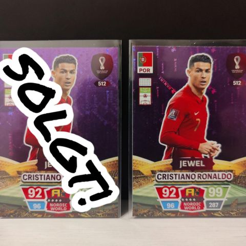 Panini Adrenalyn XL Fifa World Cup 2022 Qatar - Ronaldo JEWEL (Én igjen!)