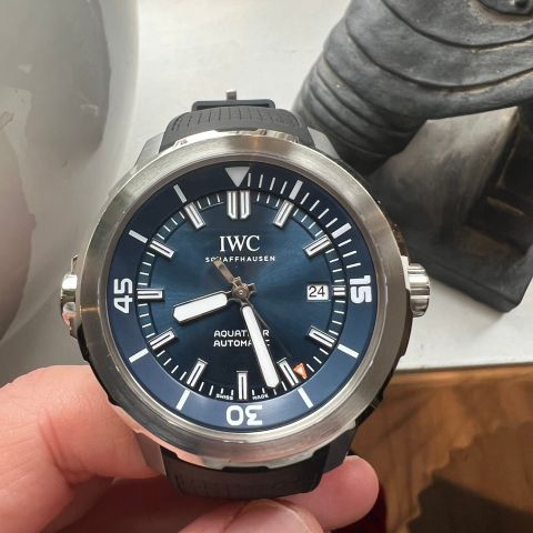 IWC Aquatimer Steel 42 mm Blue Expedition Jacques Cousteau