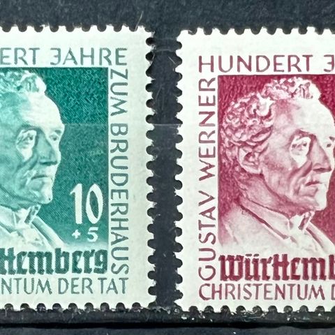 Wurttemberg Michel 47-48 postfrisk