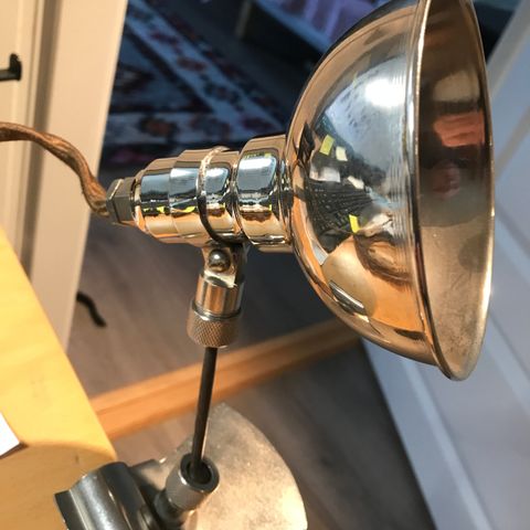 Retro Bordlampe m/Bord klips