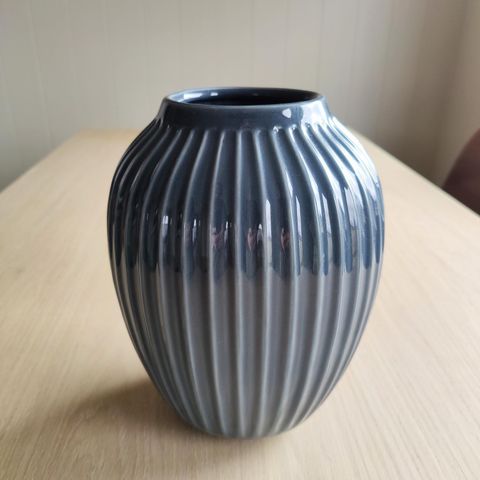 Kähler Hammershøi vase antrasittgrå 25cm