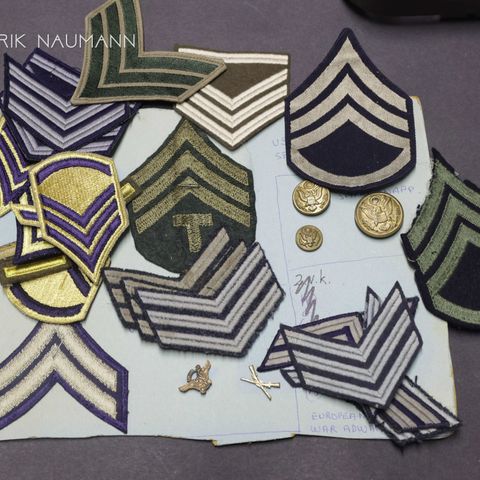 Militære merker patcher  (mange ulike)