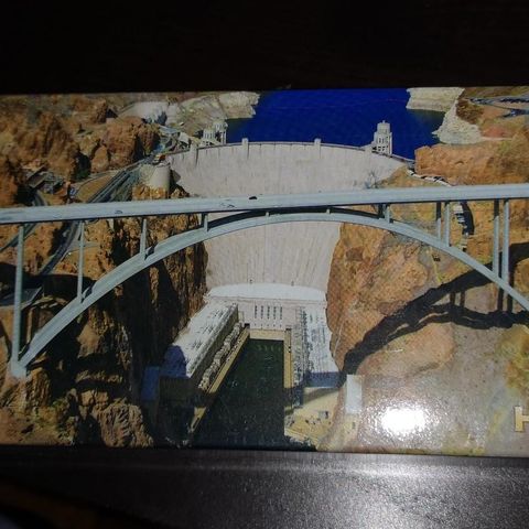 Uåpnet panorama Hoover Dam puslespill 500 brikker + Ravensburger 1000 brikker