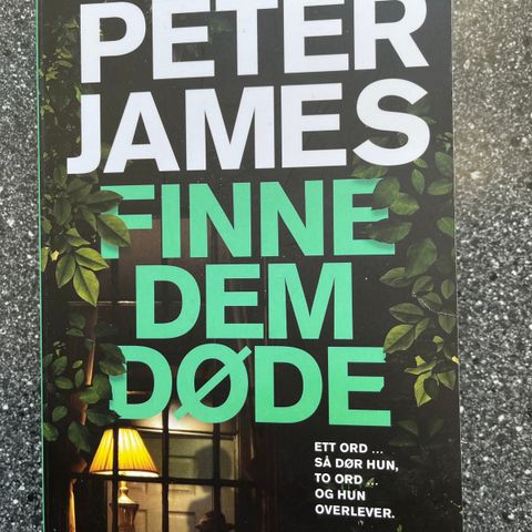 PETER JAMES : FINNE DEM DØDE.  Pocket