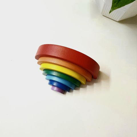 Montessori. Puslespill og regnbue. 🌈🧩