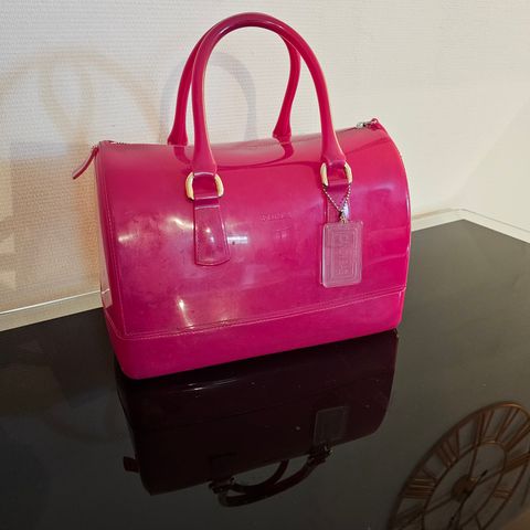 Flott Furla veske candy rosa