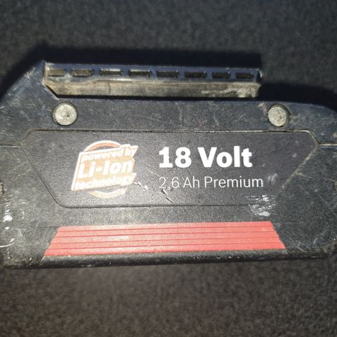 Bosch batteri 18 volt LI-Ion