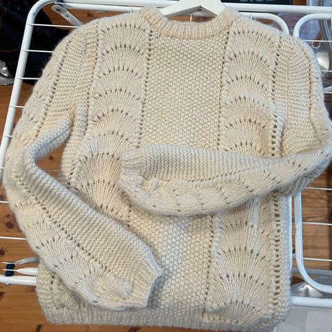 strikke genser- ull