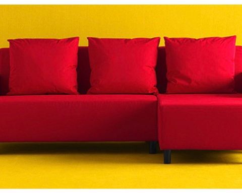 IKEA Lugnvik sovesofa med sjeselong