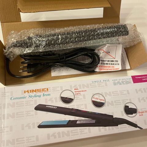 Kinsei professional ceramic hairstyling iron