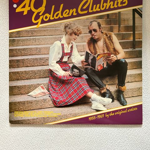 LP - 40 Golden Clubhits (diverse artister) (2 LP)