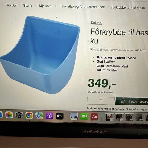 Hesteutstyr, forkrybbe