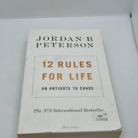 12 rules for life  - Jordan B. Peterson