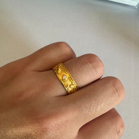 18k gullring