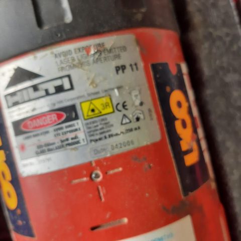 Rørlaser pp11 hilti.