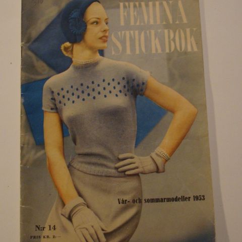 Strikke bok fra 1953.