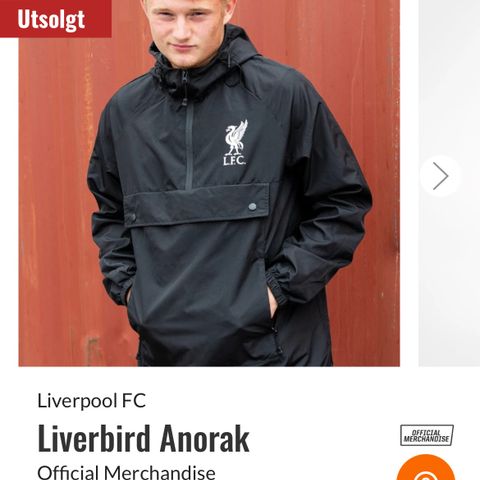 Ubrukt Liverbird anorakk!