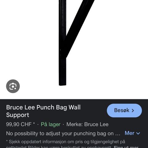 Punch bag wall support