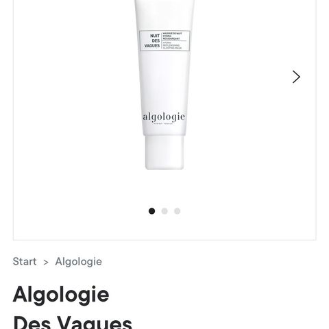 Algologie Hydra Replenishing Sleeping mask