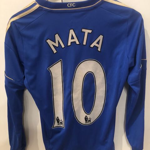 Chelsea - original langermet Mata 2012/13 fotballdrakt str 152 cm