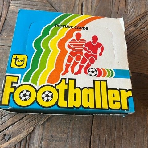 Topps fotballkort 1978 box. 72 pakker uåpnet