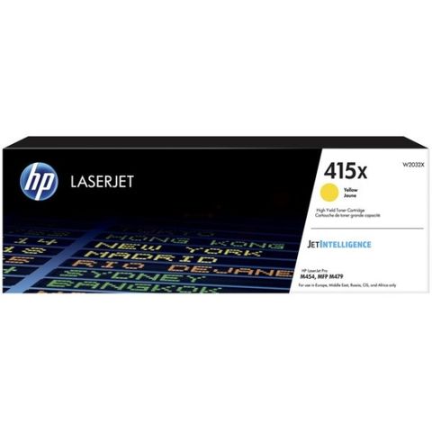 HP 415X Tonerkassett W2032X Gul