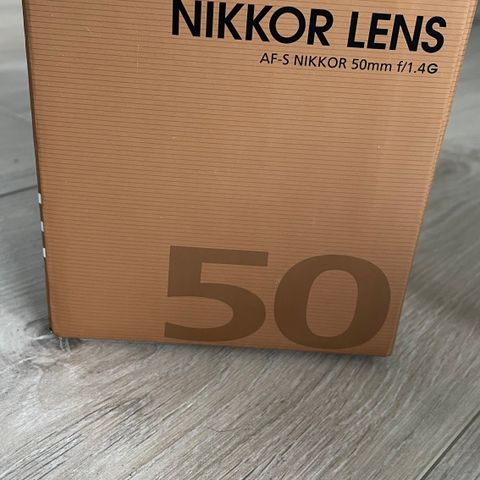 Nikkor Lens AF-S NIKKOR 50 mm f/1.4G