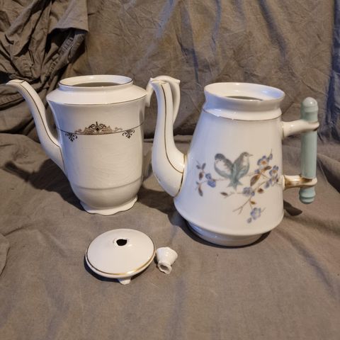 Kaffekanner i porselen