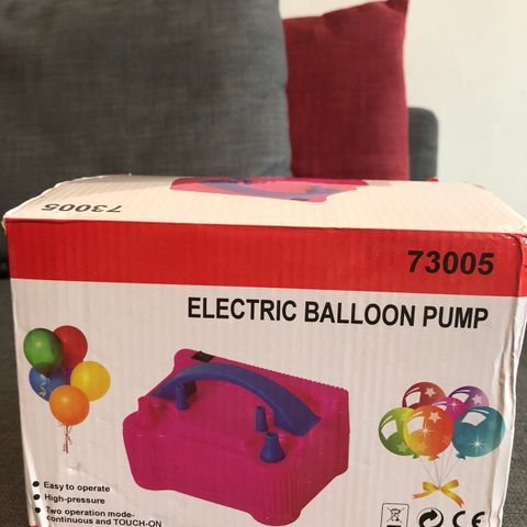 Utleie elektrisk ballongpumpe