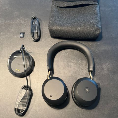 Helt nytt Jabra Evolve2 75 MS Stereo trådløst headset