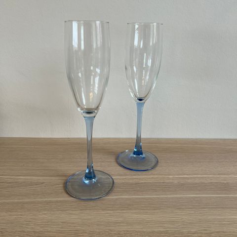 Franske champagneglass