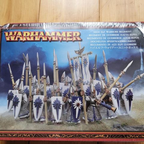 Warhammer Fantasy High Elf Warriors Regiment (Plastic) OOP Games Workshop Elves