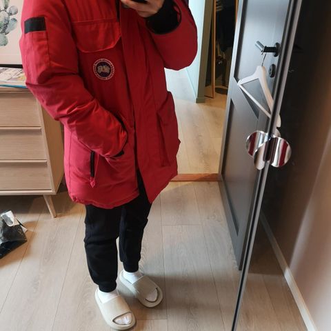 Canada Goose damejakke rød