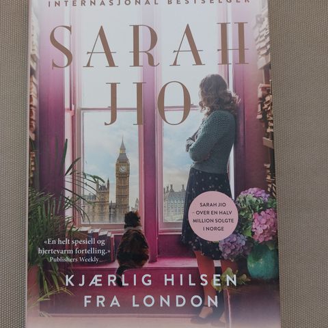 SIGNERT! Sarah Jio - Kjærlig hilsen fra London