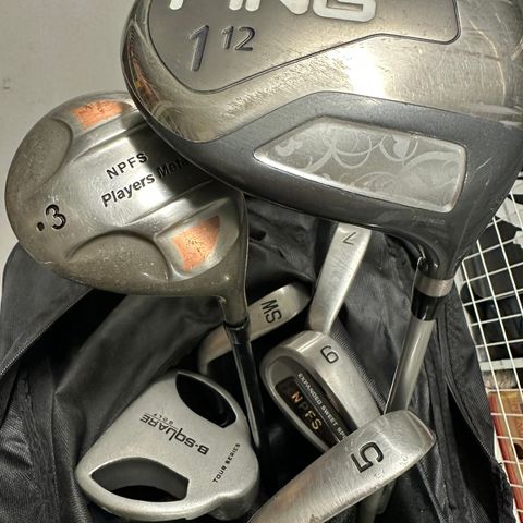 Golf utstyr.