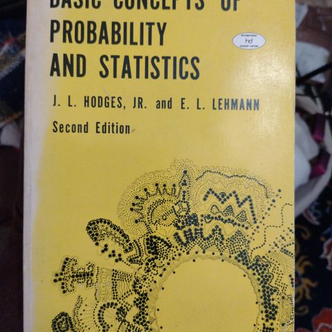 Basic Concepts of Probability and Statistics Hodges and Lehmann