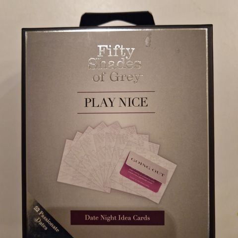 Fifty shades of grey Date night cards