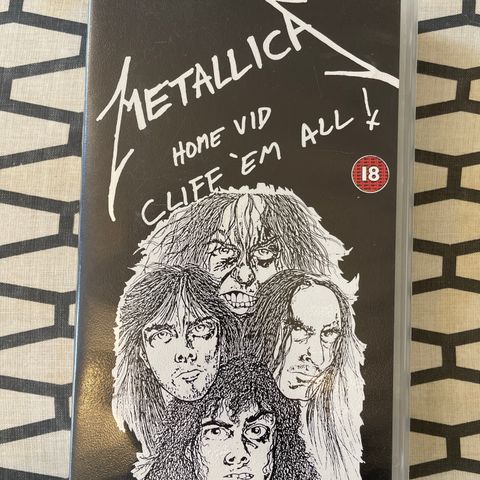 Metallica Cliff’Em All VHS