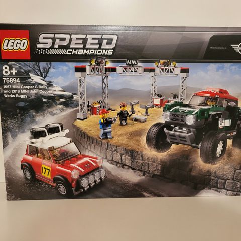 Ny Lego Speed Champions 1967 Mini Cooper S Rally 2018 MINI Works Buggy