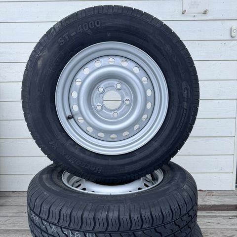 195/70R14 M+S til henger og campingvogn. 5x112