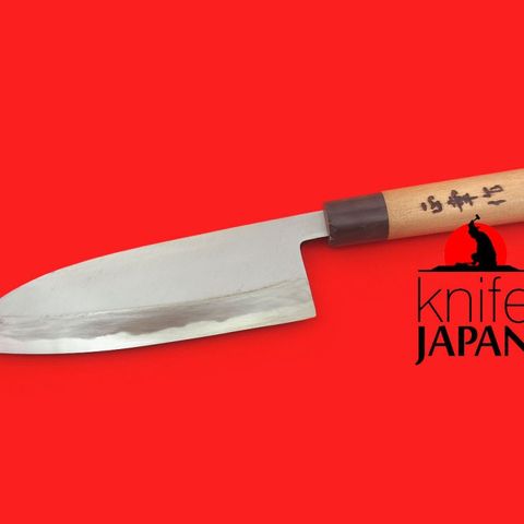 Mikami Hamono/Masayuki Deba-Bocho 175mm  Left-handed Aogami #1 kniv