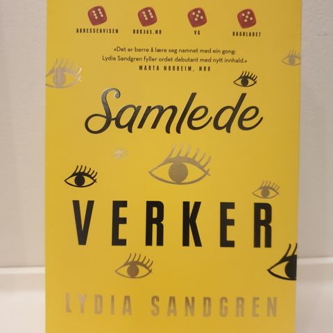Bok"Samlede verker" av Lydia Sandgren