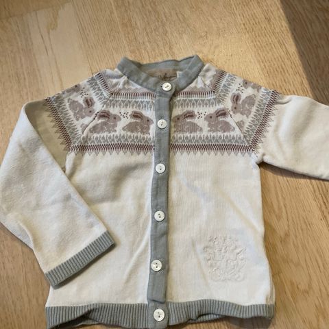 Memini cardigan med harer 80