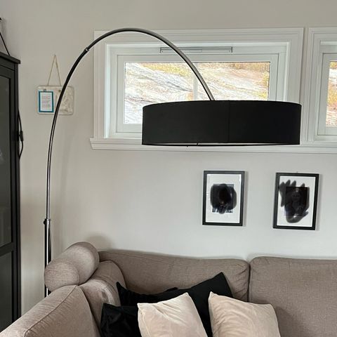 Flott lampe til salong